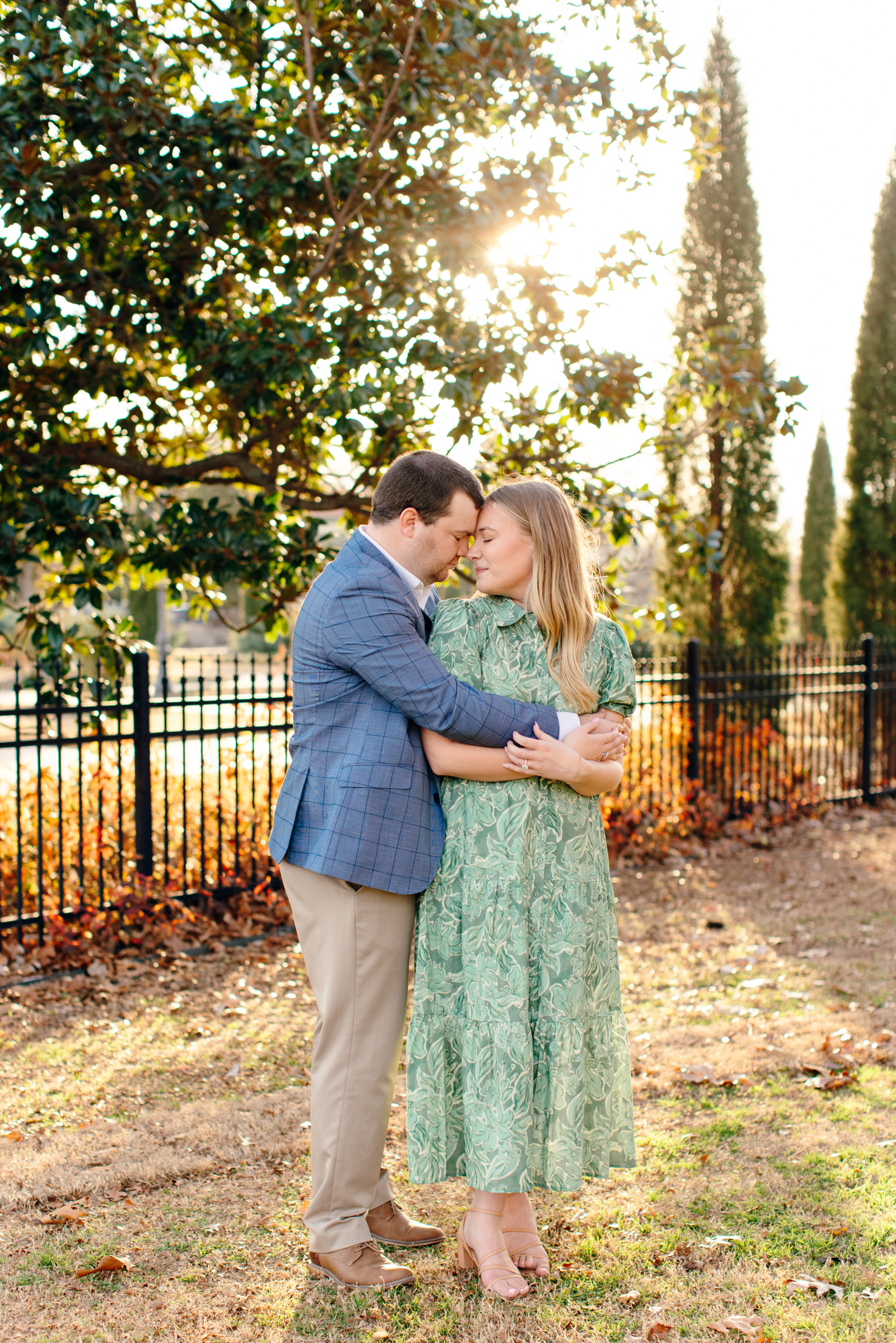 Romantic couple engagments